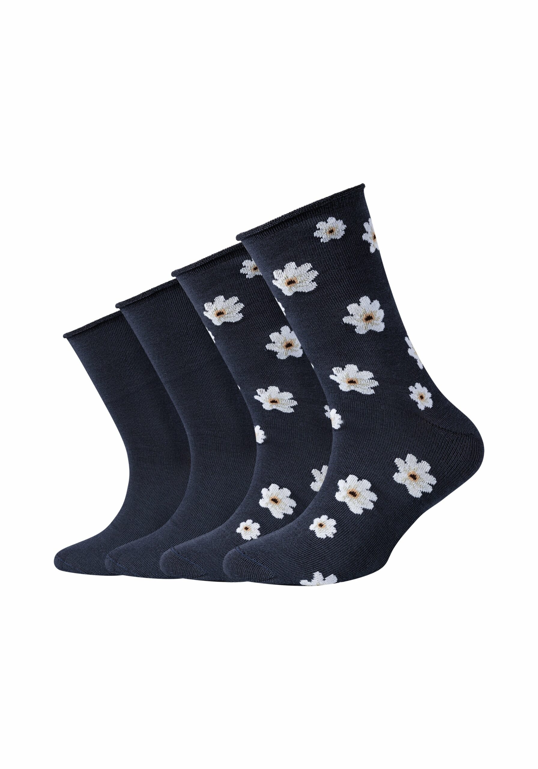s.Oliver Kinder Socken Silky Touch kaufen 4er blue Pack Flower bei